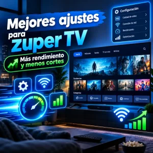 Mejores ajustes para el rendimiento de Zuper TV